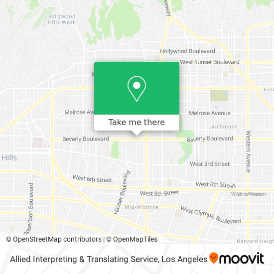 Allied Interpreting & Translating Service map