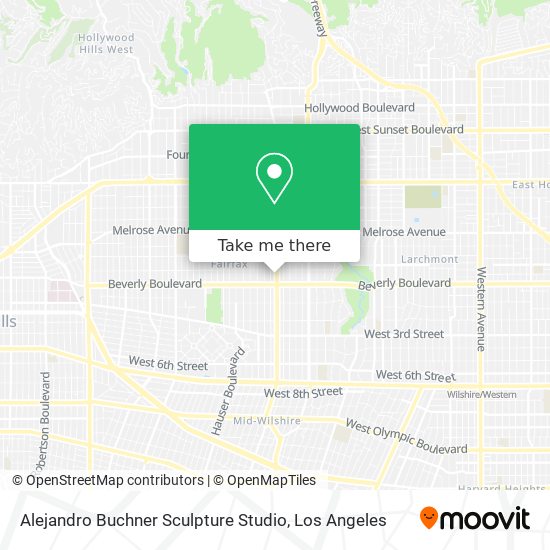 Mapa de Alejandro Buchner Sculpture Studio