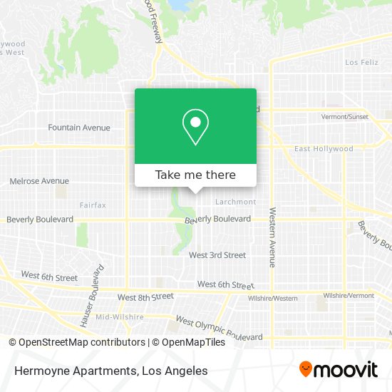 Mapa de Hermoyne Apartments