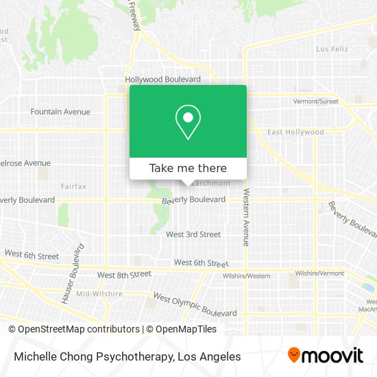 Mapa de Michelle Chong Psychotherapy