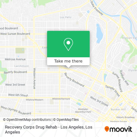 Mapa de Recovery Corps Drug Rehab - Los Angeles