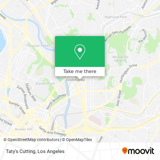 Taty's Cutting map