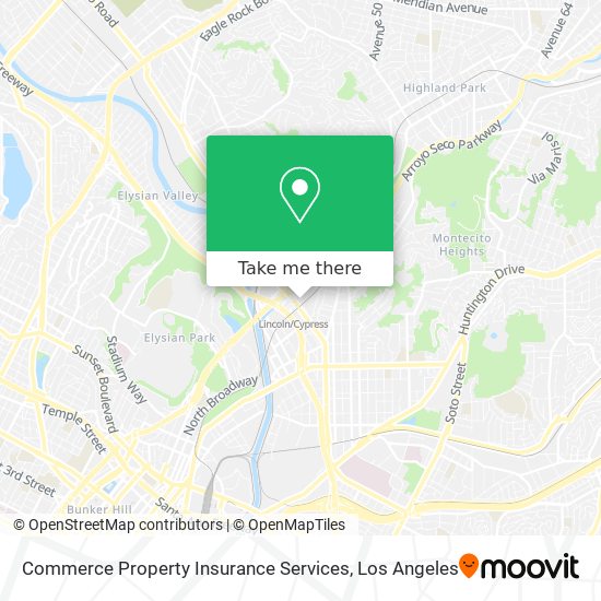 Mapa de Commerce Property Insurance Services