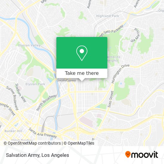 Mapa de Salvation Army