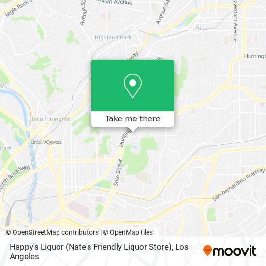 Happy's Liquor (Nate's Friendly Liquor Store) map