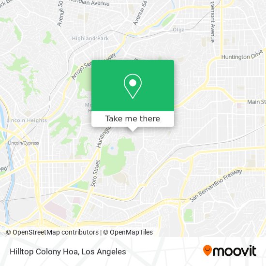 Mapa de Hilltop Colony Hoa