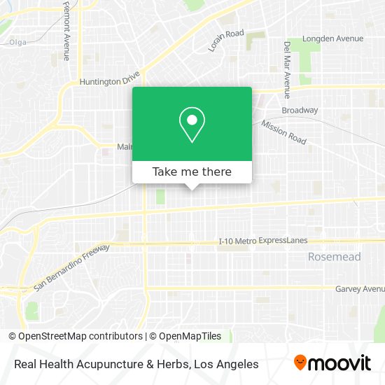 Real Health Acupuncture & Herbs map