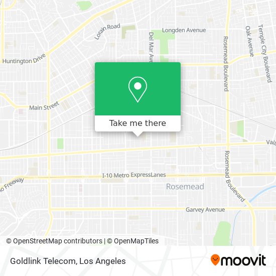 Goldlink Telecom map