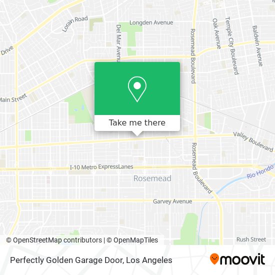 Perfectly Golden Garage Door map