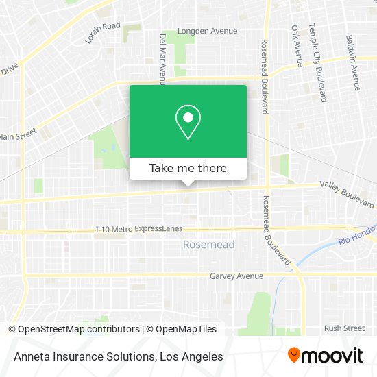 Anneta Insurance Solutions map