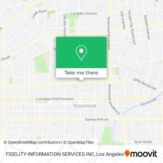 Mapa de FIDELITY INFORMATION SERVICES INC