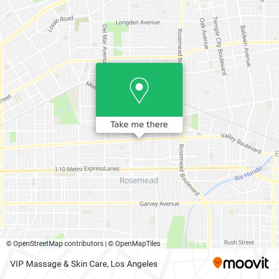 VIP Massage & Skin Care map