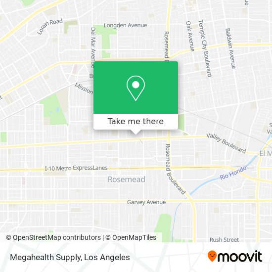 Megahealth Supply map