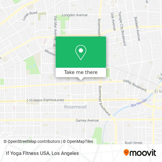If Yoga Fitness USA map