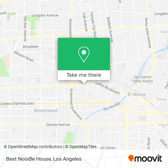 Mapa de Best Noodle House