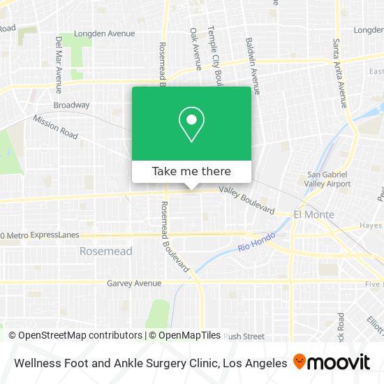 Mapa de Wellness Foot and Ankle Surgery Clinic