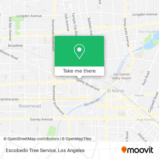 Escobedo Tree Service map