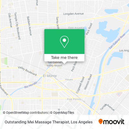 Mapa de Outstanding Mei Massage Therapist