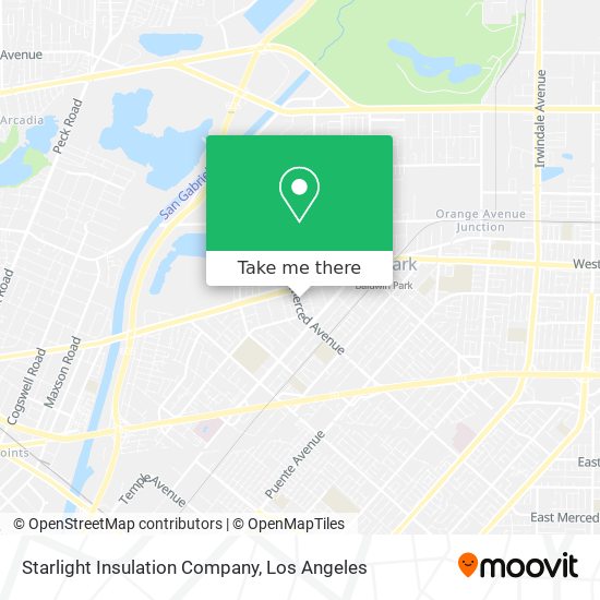 Starlight Insulation Company map