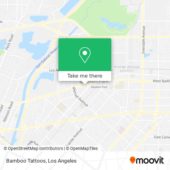 Bamboo Tattoos map