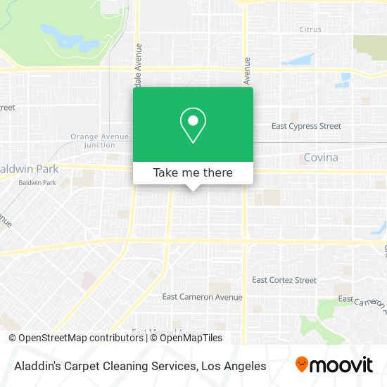 Aladdin's Carpet Cleaning Services map