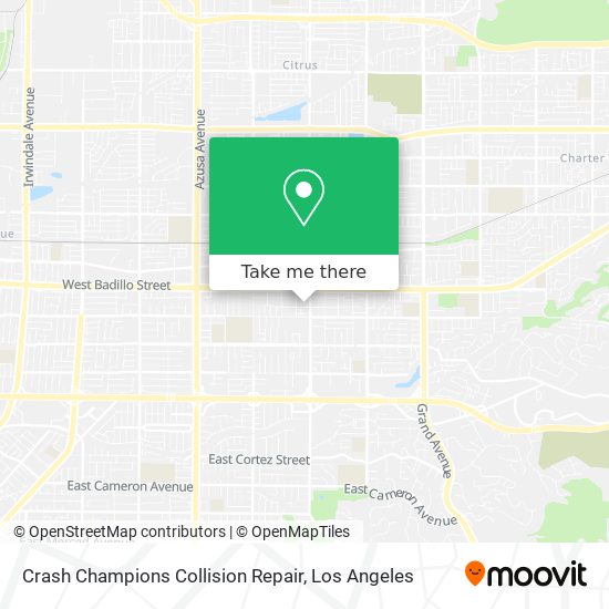 Crash Champions Collision Repair map