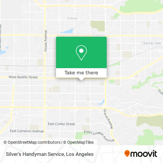 Mapa de Silver's Handyman Service