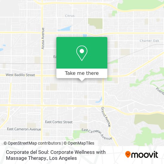 Corporate del Soul: Corporate Wellness with Massage Therapy. map