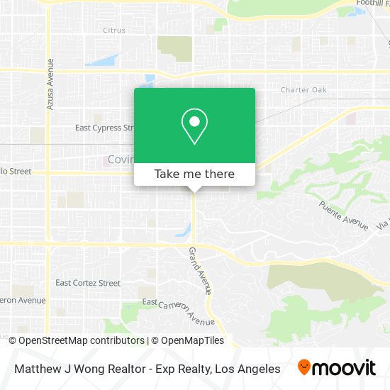 Matthew J Wong Realtor - Exp Realty map