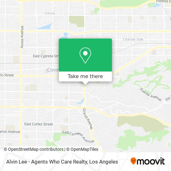 Alvin Lee - Agents Who Care Realty map