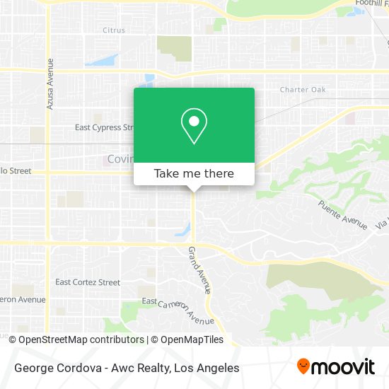 George Cordova - Awc Realty map