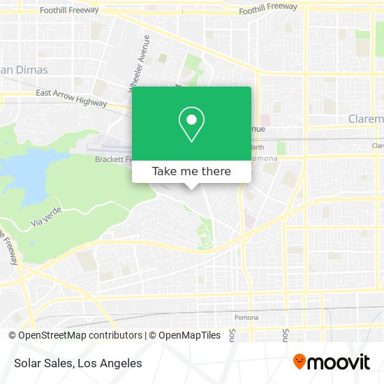 Solar Sales map