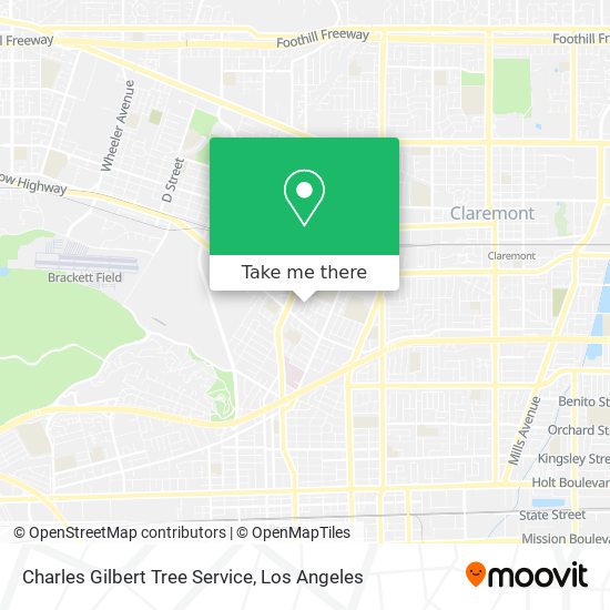 Mapa de Charles Gilbert Tree Service