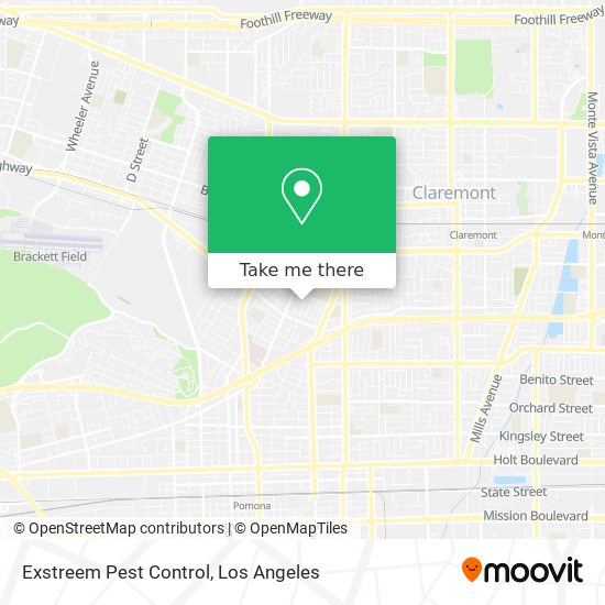 Mapa de Exstreem Pest Control