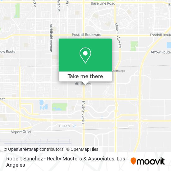 Robert Sanchez - Realty Masters & Associates map