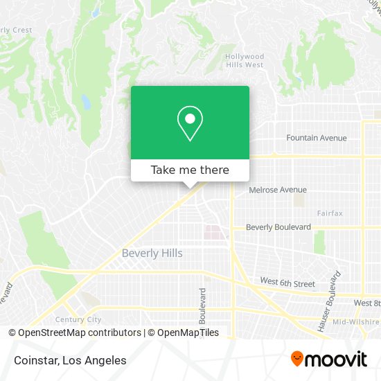 Coinstar map