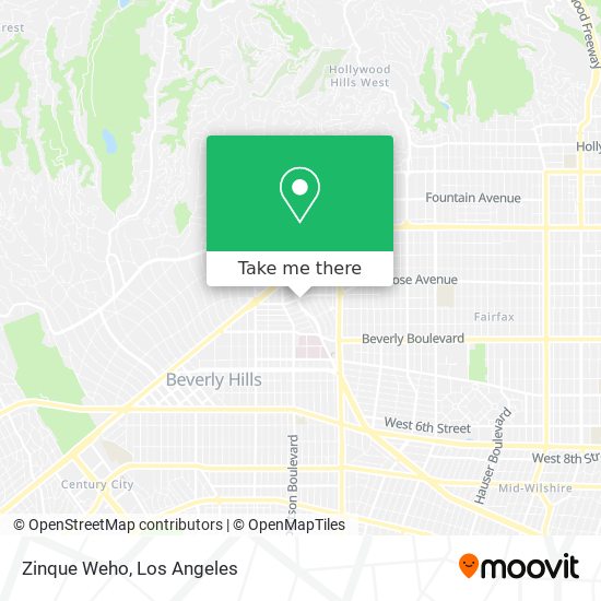 Mapa de Zinque Weho