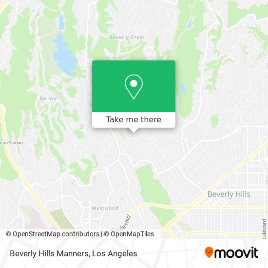 Beverly Hills Manners map