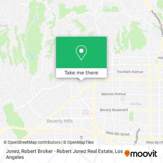 Jonez, Robert Broker - Robert Jonez Real Estate map