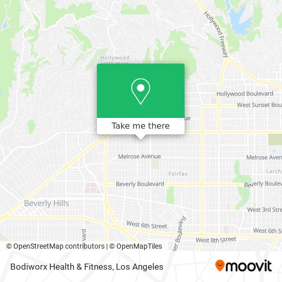 Bodiworx Health & Fitness map