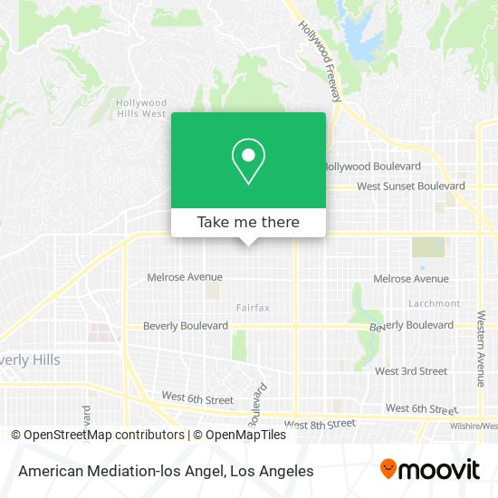 American Mediation-los Angel map