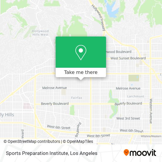 Mapa de Sports Preparation Institute