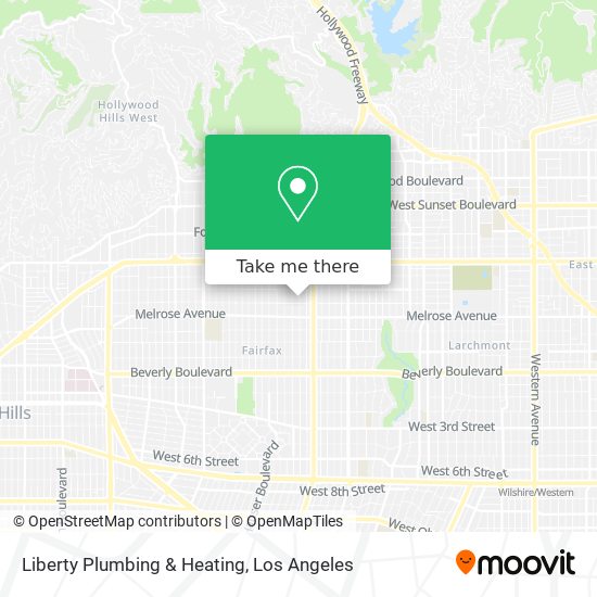Mapa de Liberty Plumbing & Heating