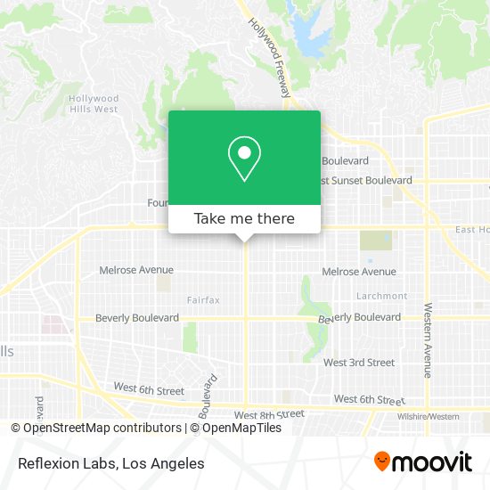 Reflexion Labs map