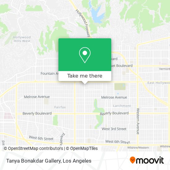 Tanya Bonakdar Gallery map