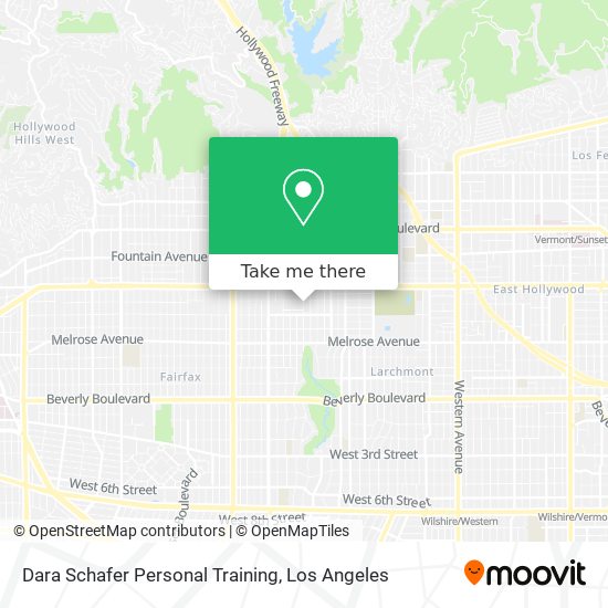 Dara Schafer Personal Training map