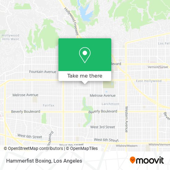 Hammerfist Boxing map