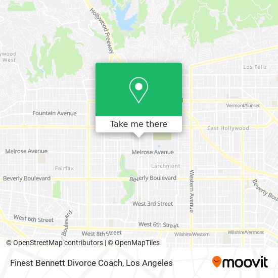 Finest Bennett Divorce Coach map