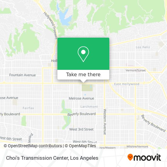 Choi's Transmission Center map