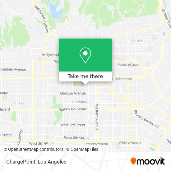 Mapa de ChargePoint